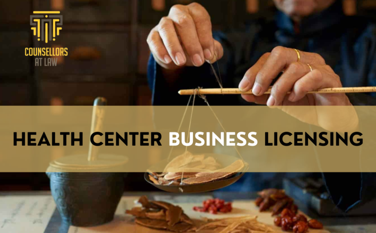  Health Center Business Licensing